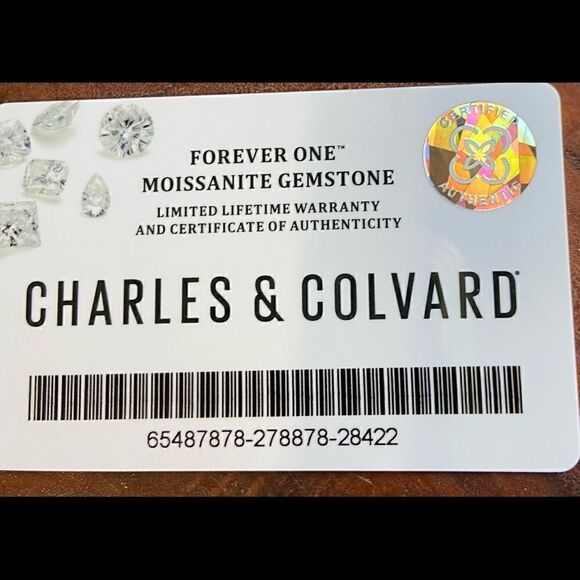 Cushion Cut Solitaire Ring, Silver Band, Elegant Engagement Bridal Promise - Picture 9 of 12